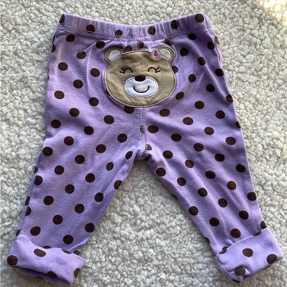 Carters Pants With Bear On Bottom 3 Months 3M